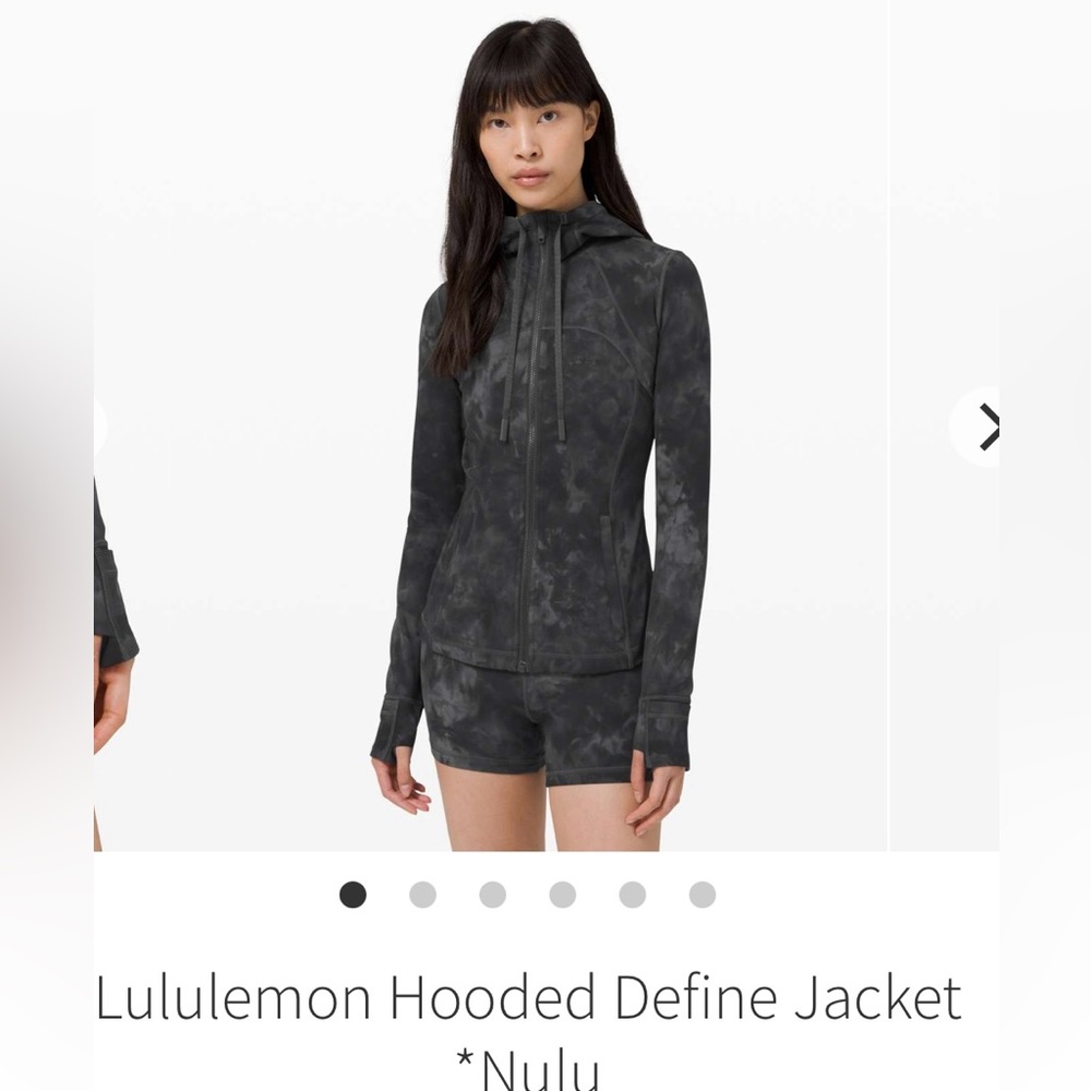 Lululemon Athletica Black Hooded Define Jacket